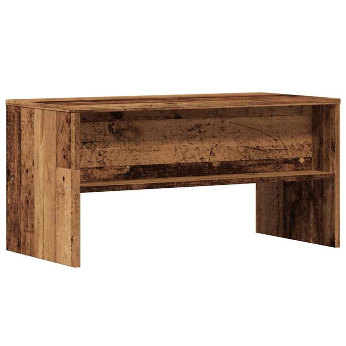 Meuble TV vieux bois 80x40x40 cm bois d'ingénierie – Image 4