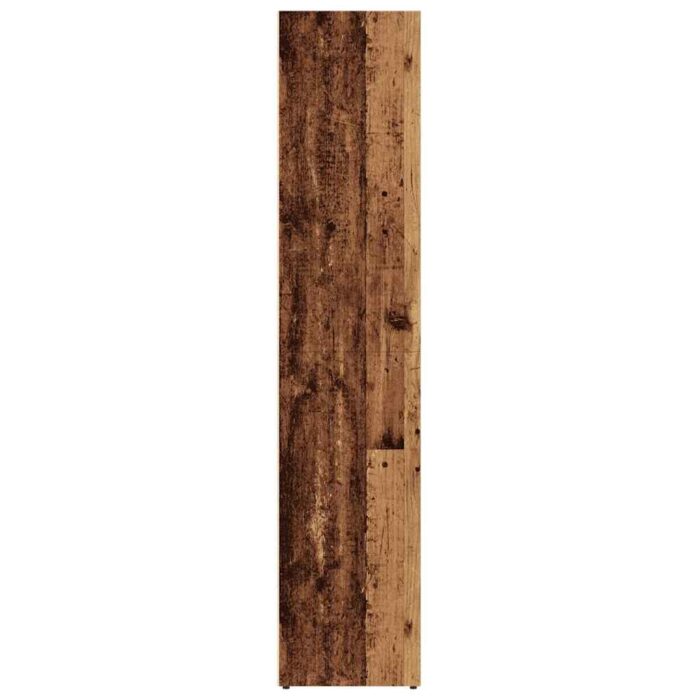 Bibliothèque vieux bois 36x30x143 cm Bois d'ingénierie – Image 4