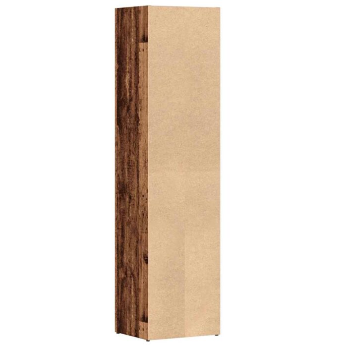 Bibliothèque vieux bois 36x30x143 cm Bois d'ingénierie – Image 5