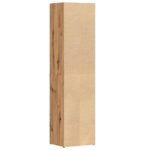 Bibliothèque chêne artisanal 36x30x143 cm bois d'ingénierie – Image 5