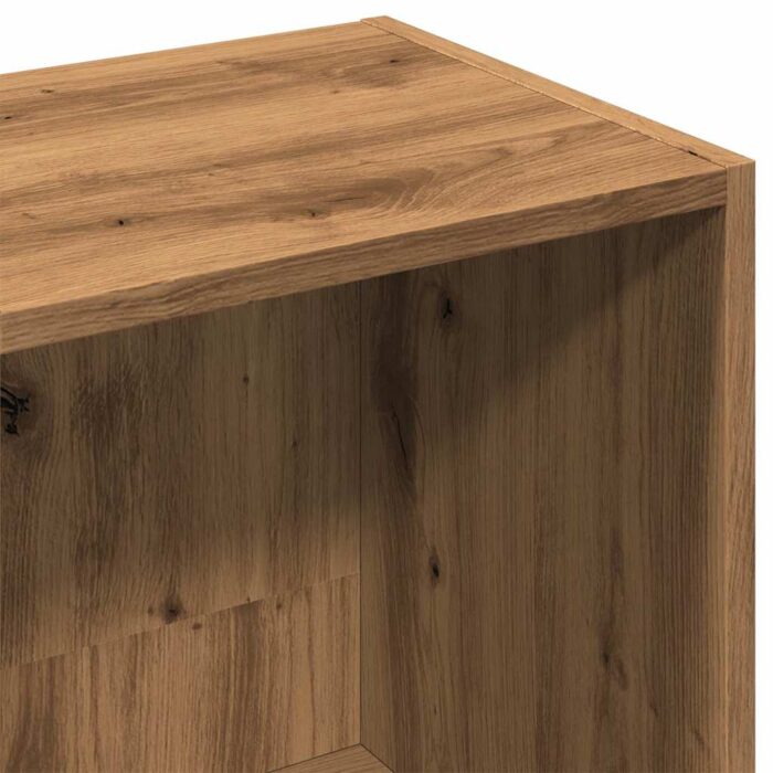 Bibliothèque chêne artisanal 36x30x143 cm bois d'ingénierie – Image 7