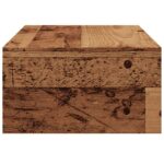 Support de moniteur vieux bois 42 x 24 x 13cm bois d'ingénierie – Image 4