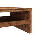 Support de moniteur vieux bois 42 x 24 x 13cm bois d'ingénierie – Image 6