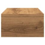Support de moniteur chêne artisanal 42x24x13 cm bois ingénierie – Image 4