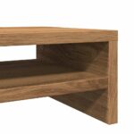 Support de moniteur chêne artisanal 42x24x13 cm bois ingénierie – Image 6