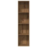 Bibliothèque/Meuble TV chêne artisanal 36x30x143 cm – Image 2