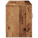 Meuble TV vieux bois 102x30x37,5 cm bois d'ingénierie – Image 3