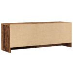Meuble TV vieux bois 102x30x37,5 cm bois d'ingénierie – Image 4