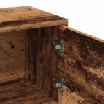 Meuble TV vieux bois 102x30x37,5 cm bois d'ingénierie – Image 6