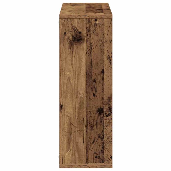 Étagère murale vieux bois 104x20x58,5 cm bois d'ingénierie – Image 3