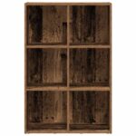 Bibliothèque/Buffet vieux bois 66x30x98 cm bois d'ingénierie – Image 3
