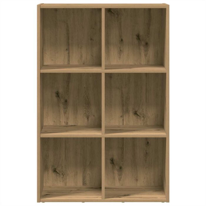 Bibliothèque/Buffet chêne artisanal 66x30x98 cm bois ingénierie – Image 3