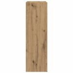 Bibliothèque/Buffet chêne artisanal 66x30x98 cm bois ingénierie – Image 4