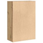 Bibliothèque/Buffet chêne artisanal 66x30x98 cm bois ingénierie – Image 5