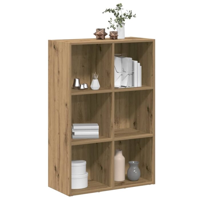 VXL8721158434227_m_en_hd_1.jpg Bibliothèque/Buffet chêne artisanal 66x30x98 cm bois ingénierie – Image 1