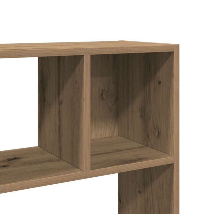 Bibliothèque/Séparateur de pièce chêne artisanal 105x24x102 cm – Image 5