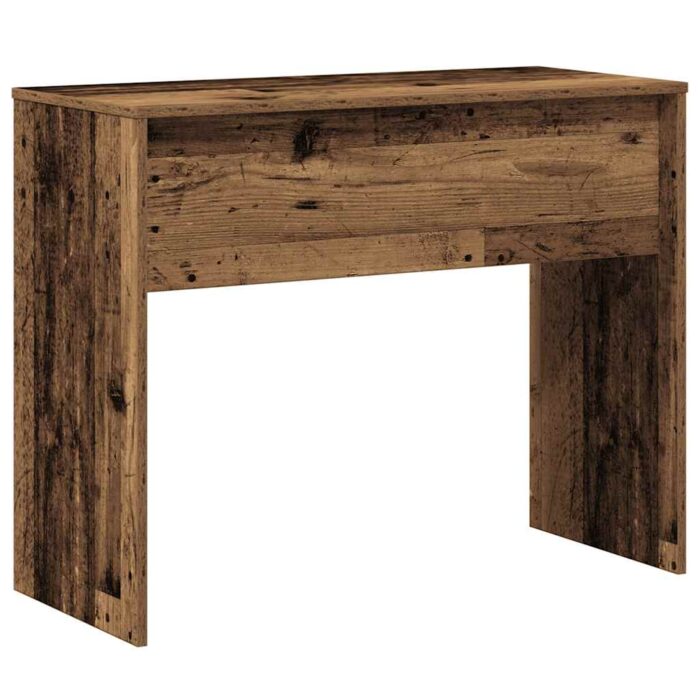 Bureau vieux bois 90x40x72 cm bois d'ingénierie – Image 5