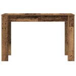 Table à manger vieux bois 120x60x76 cm bois d'ingénierie – Image 3