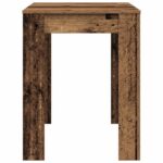 Table à manger vieux bois 120x60x76 cm bois d'ingénierie – Image 4
