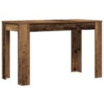 Table à manger vieux bois 120x60x76 cm bois d'ingénierie – Image 5