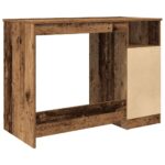 Bureau vieux bois 102x76x50 cm bois d'ingénierie – Image 4