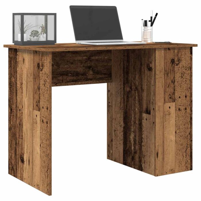 VXL8721158434517_m_en_hd_1.jpg Bureau vieux bois 100x55x75 cm bois d'ingénierie – Image 1