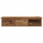 Armoire murale vieux bois 88x26x18,5 cm bois d'ingénierie – Image 2