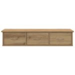 Armoire murale chêne artisanal 88x26x18,5 cm bois d'ingénierie – Image 2