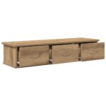 Armoire murale chêne artisanal 88x26x18,5 cm bois d'ingénierie – Image 3