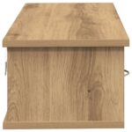 Armoire murale chêne artisanal 88x26x18,5 cm bois d'ingénierie – Image 4
