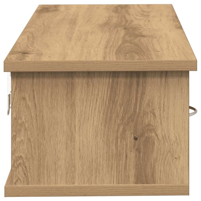 Armoire murale chêne artisanal 88x26x18,5 cm bois d'ingénierie – Image 4