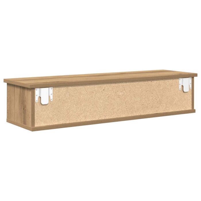 Armoire murale chêne artisanal 88x26x18,5 cm bois d'ingénierie – Image 5