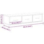 Armoire murale chêne artisanal 88x26x18,5 cm bois d'ingénierie – Image 8