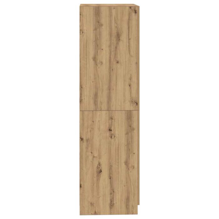 Garde-robe chêne artisanal 80x52x180 cm bois d'ingénierie – Image 3