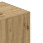 Garde-robe chêne artisanal 80x52x180 cm bois d'ingénierie – Image 5