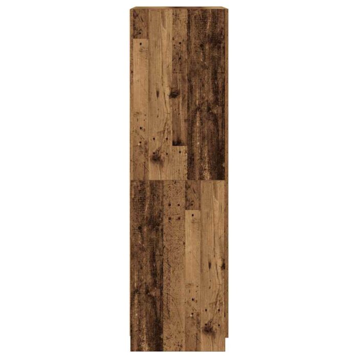 Garde-robe vieux bois 80x52x180 cm bois d'ingénierie – Image 3