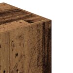 Garde-robe vieux bois 80x52x180 cm bois d'ingénierie – Image 5