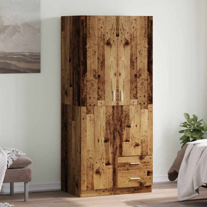 VXL8721158434616_m_en_hd_1.jpg Garde-robe vieux bois 80x52x180 cm bois d'ingénierie – Image 1