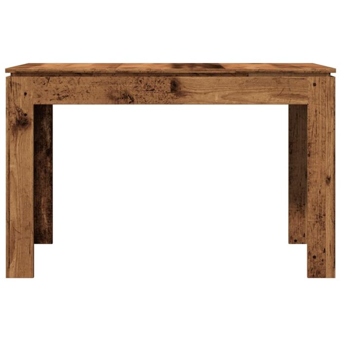 Table à manger vieux bois 120x60x76 cm bois d'ingénierie – Image 2