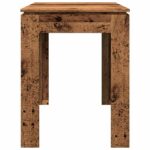 Table à manger vieux bois 120x60x76 cm bois d'ingénierie – Image 3