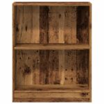 Bibliothèque vieux bois 60x24x76 cm bois d'ingénierie – Image 2