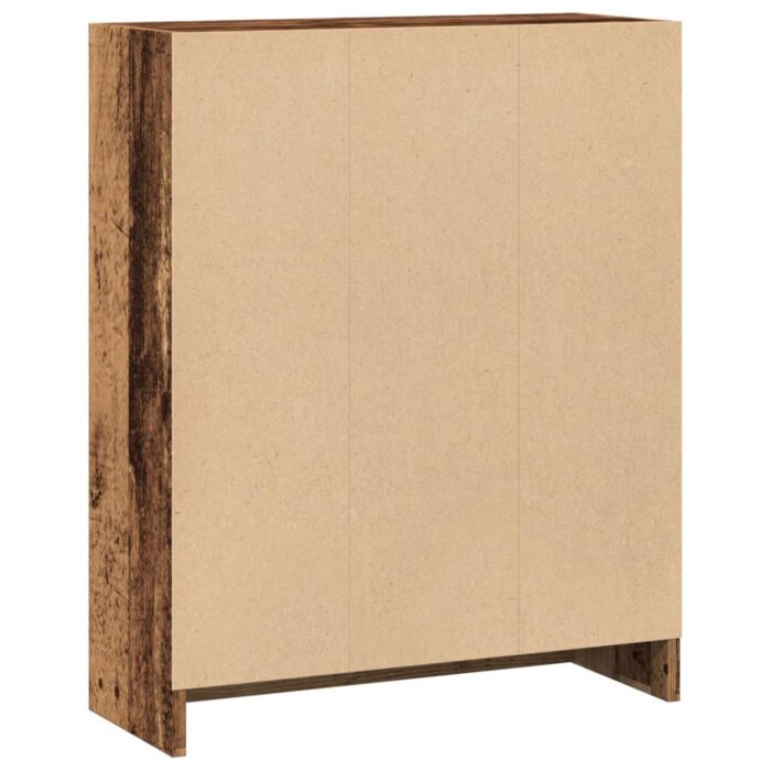 Bibliothèque vieux bois 60x24x76 cm bois d'ingénierie – Image 4