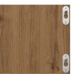 Étagère murale à CD chêne artisanal 75x18x18 cm bois ingénierie – Image 5