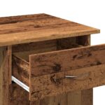 Bureau vieux bois 100x50x76 cm bois d'ingénierie – Image 6