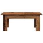 Table basse vieux bois 100x60x42 cm bois d'ingénierie – Image 2