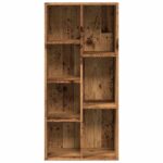Bibliothèque vieux bois 50x25x104 cm – Image 3