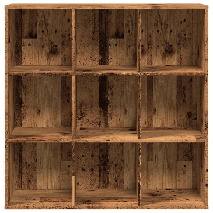 Armoire à livres vieux bois 98x29x97,5 cm – Image 3