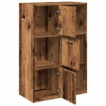 Bibliothèque vieux bois 60,5x30x90 cm bois d'ingénierie – Image 4