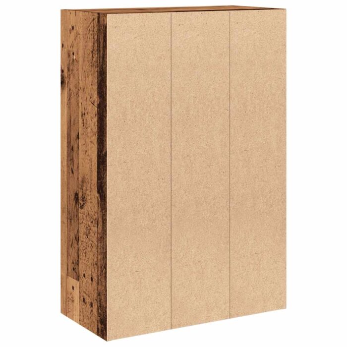 Bibliothèque vieux bois 60,5x30x90 cm bois d'ingénierie – Image 6