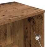 Meuble TV vieux bois 120x34x37 cm bois d'ingénierie – Image 7